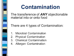 There are four main types of contamination: Food Safety Contamination Of Food And Its Prevention Ppt Download