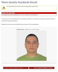 Sometimes When You Upload Photo To Us Visa Online Form You Get This Message Image May Contain Imperfections Such As Speckle Im Not Perfect Visa Online Image