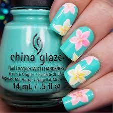 Nailsbycambria On Instagram Plumeria Nails I Received Quite A Few Requests To Make A Tutorial For These Bad Boys A Few Wee Tropical Nails Floral Nails Nails