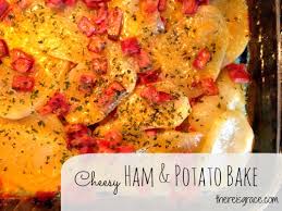 Hope you are having a great week end and thank you so much for sharing with full. Cheesy Ham And Potato Bake There Is Grace
