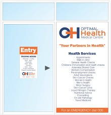 For primary health care services and advanced health and wellness programs, choose gosrani optimal health in reidsville, located on south scales near the chamber of commerce. Optimal Health Medical Centre Gregory Hills 15a 1 Gregory Hills Dr Gledswood Hills Nsw 2557 Australia