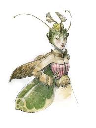 A Blue Finned Seamaid Done By Tony Diterlizzi In 1994 For What Would Eventually Become Arthur Spiderwick Fantasy Illustration Creature Art Fantasy Creatures