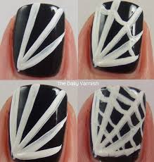 Trick Or Treat Diy Spider Web Nails The Daily Varnish
