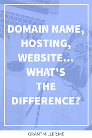 Website Tips Domain Name Hosting Website What S The Difference Hosting Website Hosting Domain