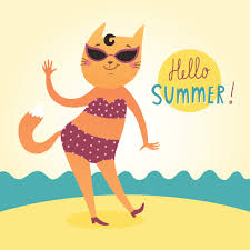 Posted by admin' posted on november 23, 2018 with no comments. Hello Summer Vector Card With Funny Cat Photoshop Vectors Brushlovers Com