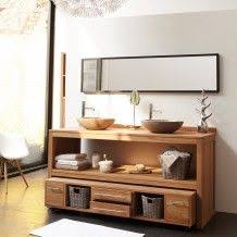 Waschtisch Holz Waschtische Badezimmer Tikamoon Meuble Sous Vasque Salle De Bains Meuble Salle De Bain