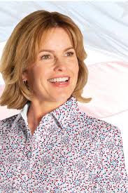 Long Sleeve Print Polo