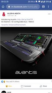Avantis is not just another dull grey box mixer with plastic sides. Well That S Quite A Look The New Allen And Heath Console Livesound