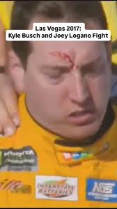 When a racing incident turns into a right hook at Las Vegas. 🥊, #NASCAR
