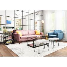 Organic and modern, the mori coffee table features a drum silhouette with a concentric carved oak top is perfectly simplistic. Zuo Modern Kure Coffee Table Original Price 550 Design Plus Gallery