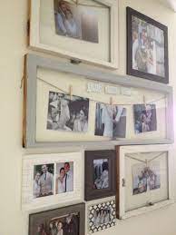Vintage Windows Repurposed As Picture Frames For Wedding Photos Easy Diy Project Grey And White Home Decor Repurposed Windows Decor Vintage Home Decor