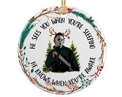 Michael myers got the chance to display his theatricality when he stalked and killed a pair of teenagers in the original halloween from 1978, though the scene was replicated for. Michael Myers Decor Etsy