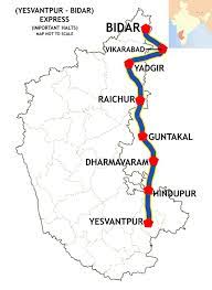 Bangalore To Hindupur Route Map File:(Yesvantpur - Bidar) Express Route Map.jpg - Wikimedia Commons