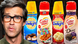 Sweet Flavored Coffee Creamers Taste Test Youtube