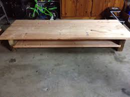 Rustic Outdoor Coffee Table Using 2 X10 X6 For The Top 2 X8 For The Middle Shelf And 4x6 For Rustic Outdoor Coffee Tables Outdoor Coffee Tables Coffee Table