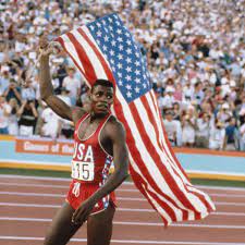 7 on the 1985 u.s. Carl Lewis Leichtathletik Lichtgestalt Mit Schatten