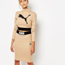 Style this crop with our sylvia joggers to complete this look. Puma Puma Camel Long Sleeve Crop Top Co From Asos