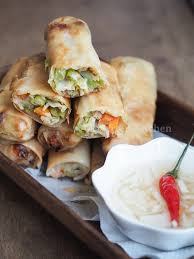 One of my favorite dish at sentro 1771 is fresh smoked fish spring rolls. Lumpiang Gulay With Pork Riverten Kitchen