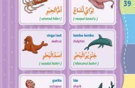 Percakapan bahasa arab tentang ta'aruf (perkenalan) dan artinya. Kamus Bergambar Anak Muslim Nama Nama Hewan Hewan Di Laut Bahasa Indonesia Inggris Arab 1 Ebook Anak