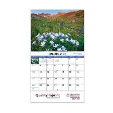 Below are two tables showing the dates of federal holidays in the u.s. 2021 American Scenic Wall Calendar Spiral Calendars With Logo Q17459