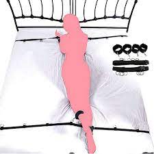 Amazon.com: Sex Ties Restraints for Women Straps for Bed Restraint Kit for  Couples under King Bed Restraints for Fun Sex Cuffs Wrist and Ankle  Restraints for Couple Under Queen Bed Bondaget Kit