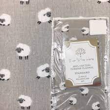 Silver Willow Home Bedding 0 Cotton Turkish Flannel Sheep Pillowcases Poshmark