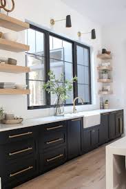 Browse black, chrome, stainless steel, and silver kitchen cupboard. 29 Beautiful Black Kitchen Cabinet Ideas To Try In 2021