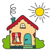 La Casa De Campo Hecha A Mano Del Dibujo Sol Del Verano Ilustracion Del Vector Ilustracion De Pa Dibujo De Casa Dibujos De Casas Infantiles Ninos Artisticos