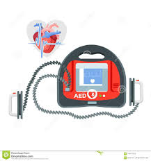 Desfibrilación por onda bifásica exponencial truncada. Desfibrilador Portatil Moderno Com Ilustracao Do Tela Pequeno E Do Coracao Ilustracao Do Vetor Ilustracao De Heartbeat Emergencia 104477072