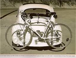 Vintage Vw Beetle With Bike Rack Like Vw S I Have Vw S And Other Designs Screen Printed On Eco Friendly Towels Napkin Vintage Vw Volkswagen Beetle Vw Bug