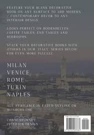 Amalfi coast, italy, suitcase online (uk), may 2020. Florence A Decorative Book For Coffee Tables End Tables Bookshelves And Interior Design Styling Stack Italy City Books To Add Decor To Any Room Or As A Gift For Interior