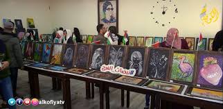 خاص بالفيديو والصور نبضات الفرح معرض فني لإبداعات الصغار في غزة قناة الكوفية الفضائية