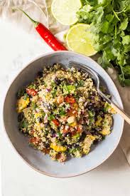 Mexican Quinoa Salad Recipe With Images Mexican Quinoa Salad Mexican Quinoa Quinoa Salad