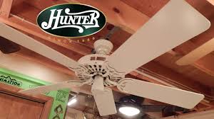 Hunter ceiling fans can be found in stores like lowe's and home depot as well. Hunter Original Ceiling Fan Youtube