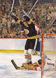 Player profile about boston bruins star phil esposito created for the nhl centennial celebration of the league's top 100 players. Phil Esposito Boston Bruins By Chuck Gillies Boston Bruins Hockey Bruins Hockey Nhl Hockey