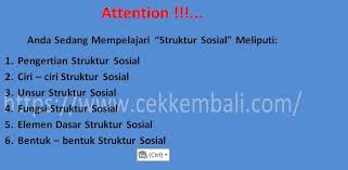 Artikel berisi contoh makalah lengkap, contoh cover makalah, contoh kata pengantar makalah, contoh daftar isi makalah dan seterusnya yang bila tak bersosialisasi maka masyarakat sulit untuk berlanjut ke generasi berikutnya. Struktur Sosial Adalah Pengertian Bentuk Ciri Ciri Jenis Dan Fungsi