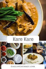 Kare Kare Traditional Filipino Oxtail Stew With Delicious Tasty Peanut Sauce Recipe Kare Kare Recipes Oxtail Recipes