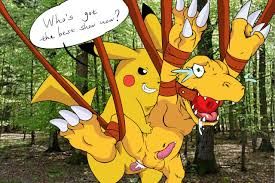 Post 858716: Agumon crossover Digimon kinglom Pikachu Porkyman