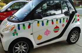 Christmas Decoration For Smartcar Christmas Car Decorations Christmas Car Car Decor