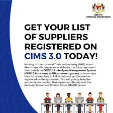 Therefore, the mco extension is well received by. Miti Malaysia On Twitter Malaysian Businesses Are Urged To Register In Cims3 0 Via Https T Co Pbjuvat9j5 As A Form Of Commitment To Adhere To The Sops The Registration Will Also Help The Gov Monitor Business