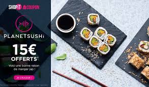 2+ active planet sushi promo codes and discounts as of october 2020. Bon D Achat Planet Sushi 5 Pour Obtenir 15 De Remise