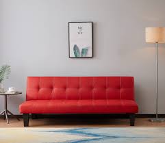 Can a chaise be used as a futon? Click Clack Red Futon Sofa Bed Gs2013 Mega Savers Auction
