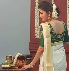 Sshivada In Kerala Saree Kerala Saree Blouse Designs Kerala Saree Kerala Saree Blouse