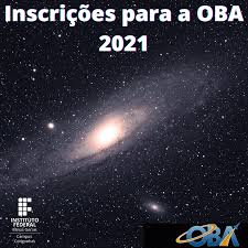 Check spelling or type a new query. Inscricoes Abertas Para A Olimpiada Brasileira De Astronomia E Aeronautica Oba 2021 Instituto Federal De Educacao Ciencia E Tecnologia De Minas Gerais Campus Congonhas
