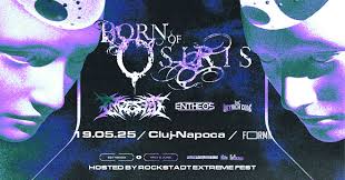 BORN OF OSIRIS si INGESTED ajung in Romania in cadrul unui turneu cu  adevarat distrugator, ce va opri pe 19 mai la Cluj Napoca, in /FORM Space  si 20 mai la Bucuresti,