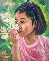 G girl Painting by Manuel Cadag Saatchi Art sales