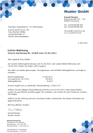 Sollte die erste mahnung/zahlungserinnerung nicht ohne fristsetzung erfolgen? Textvorlagen Fur Ihre Mahnungen 1 2 3 Mahnung Office Lernen Com