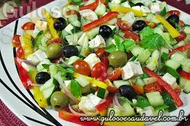 Salada Grega Saladas Receitas Saudaveis Guloso E Saudavel Receitas Saudaveis Receitas De Salada Grega Salada Grega