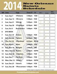 Saints 2014 Printable Schedule For You Saints Fans That Want To Keep Up With The Seattle Seahawks Football Seahawks Schedule Denver Broncos Football Schedule