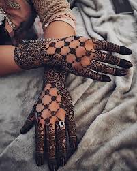Stunning Henna Design By Sararamehndi Love The Filled Tips In This Design It Goes So Well With T Henna Designs Hand Mehndi Designs For Fingers Mehndi Designs